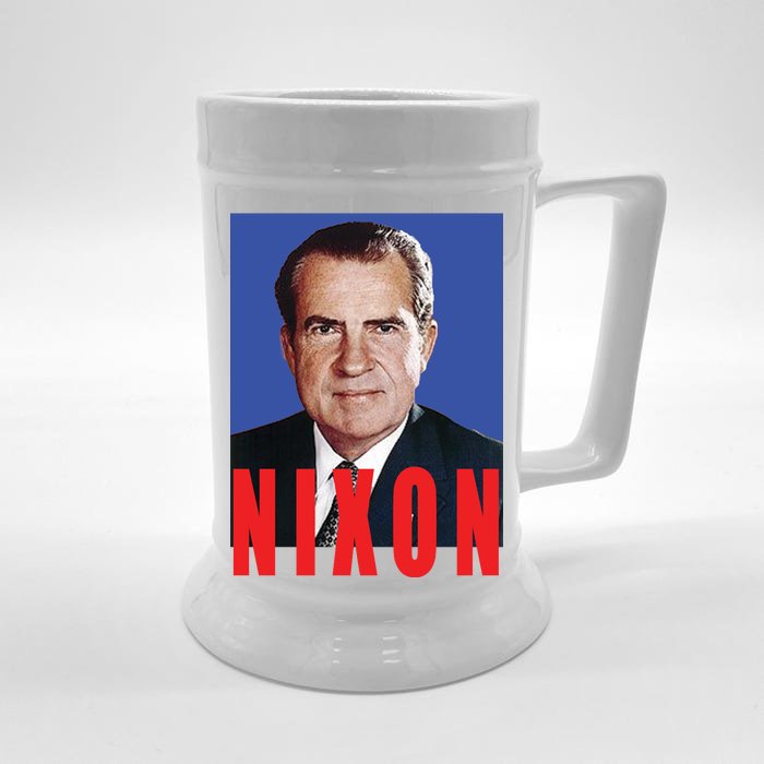 Nixon Poster Front & Back Beer Stein