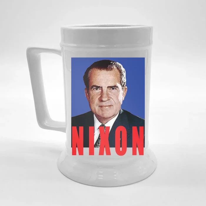 Nixon Poster Front & Back Beer Stein