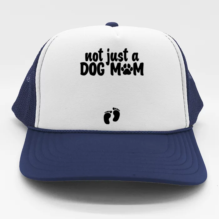 Not Just A Dog Mom Easter Pregnancy Gift Cute Pregnancy Gift Trucker Hat