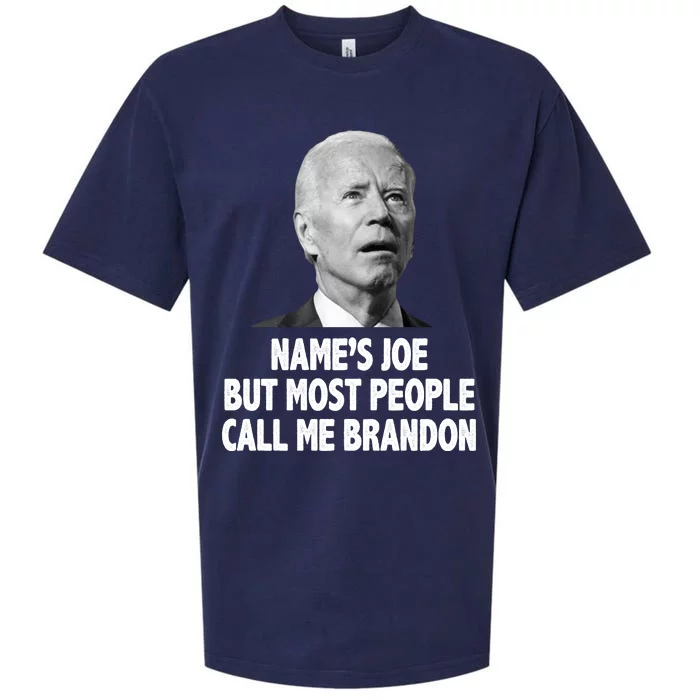 Name's Joe But Most People Call Me Brandon Sueded Cloud Jersey T-Shirt