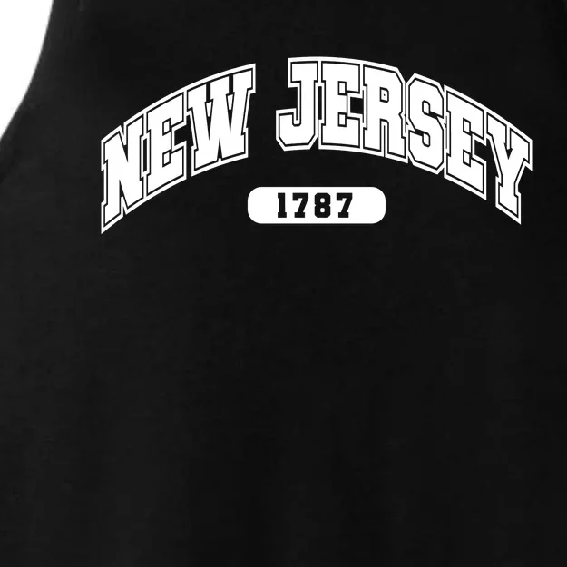 New Jersey Collegiate Style 1787 Ladies Tri-Blend Wicking Tank