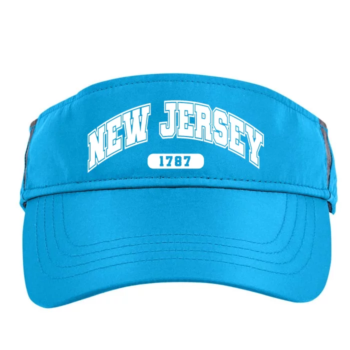 New Jersey Collegiate Style 1787 Adult Drive Performance Visor