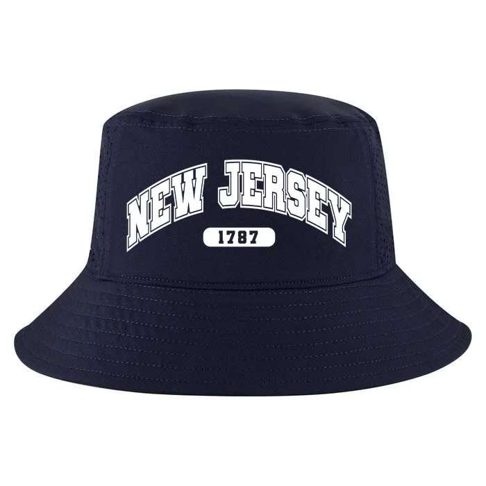 New Jersey Collegiate Style 1787 Cool Comfort Performance Bucket Hat