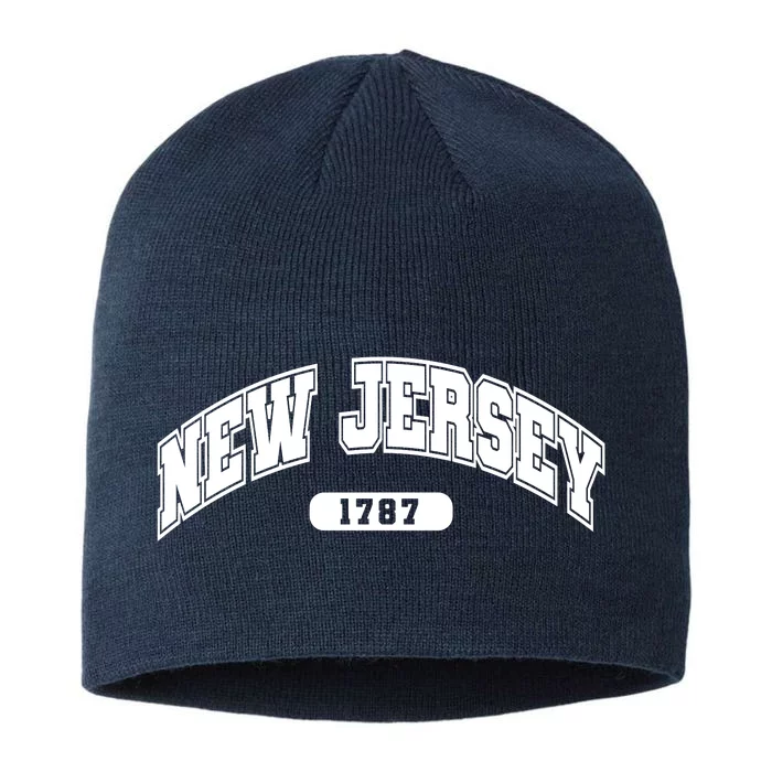 New Jersey Collegiate Style 1787 8 1/2in Sustainable Knit Beanie