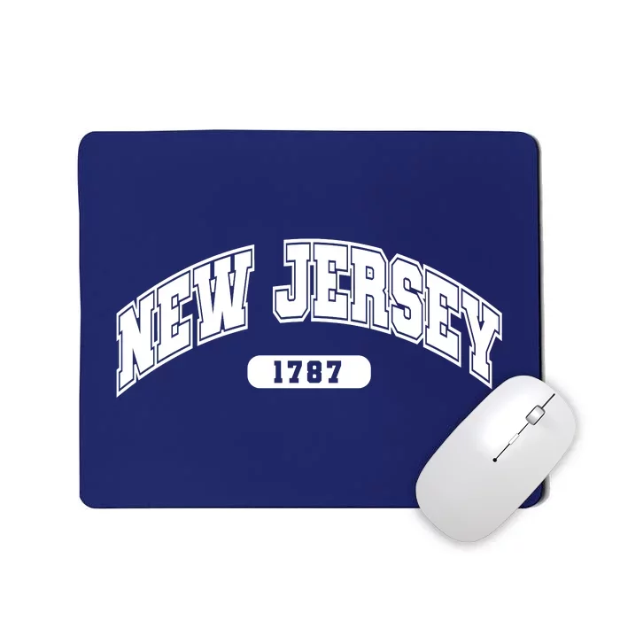 New Jersey Collegiate Style 1787 Mousepad