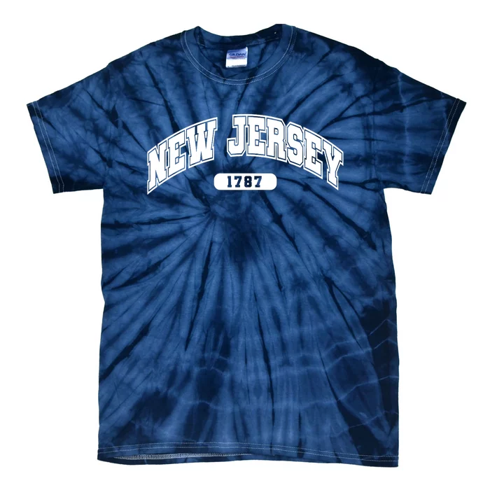 New Jersey Collegiate Style 1787 Tie-Dye T-Shirt