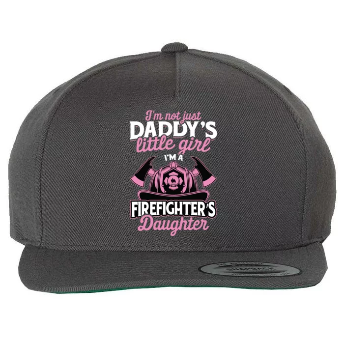 Not Just Daddys Little Girl Firefighter Daughter Wool Snapback Cap