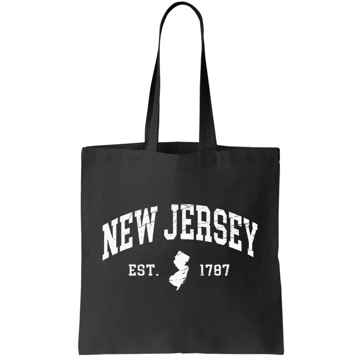 New Jersey Est. 1787 Distressed Worn Design Classic Tote Bag