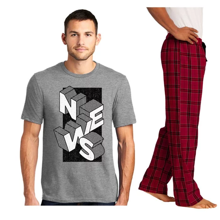 News Journalist Enthusiast Pajama Set