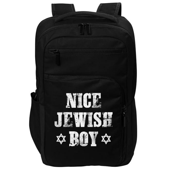 Nice Jewish  Fun Hanukkah Jew Chanukah Menorah Impact Tech Backpack