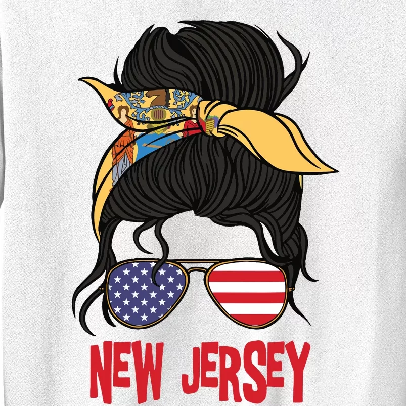 New Jersey For Girl New Jersey Proud State Flag For Women Sweatshirt