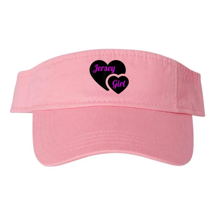 New Jersey Girl Heart The Garden State Vintage Valucap Bio-Washed Visor