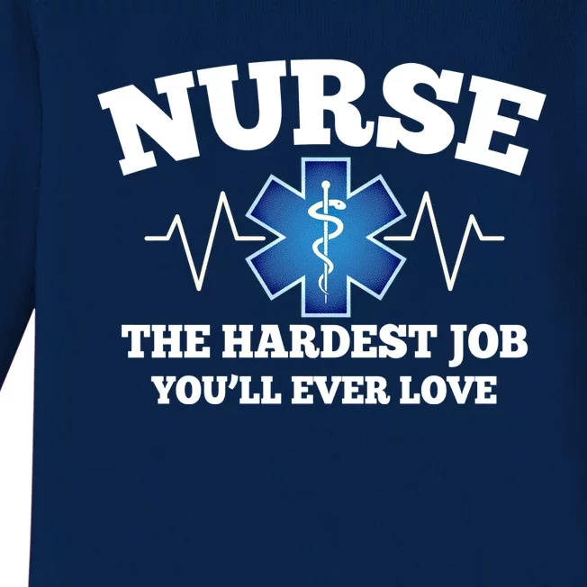 Nurse Job Gift Baby Long Sleeve Bodysuit