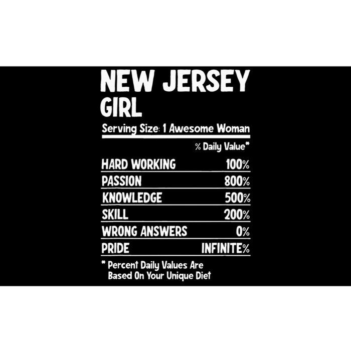 New Jersey Girl Bumper Sticker