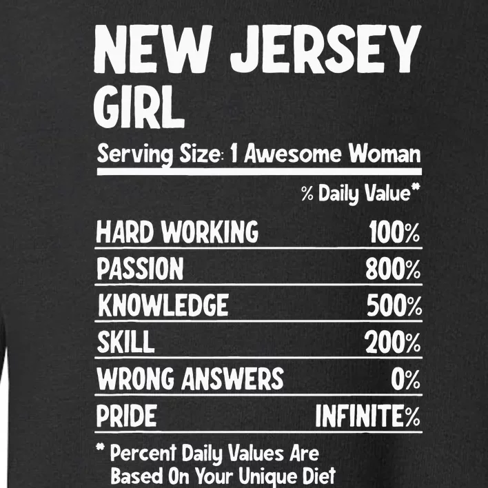 New Jersey Girl Toddler Sweatshirt