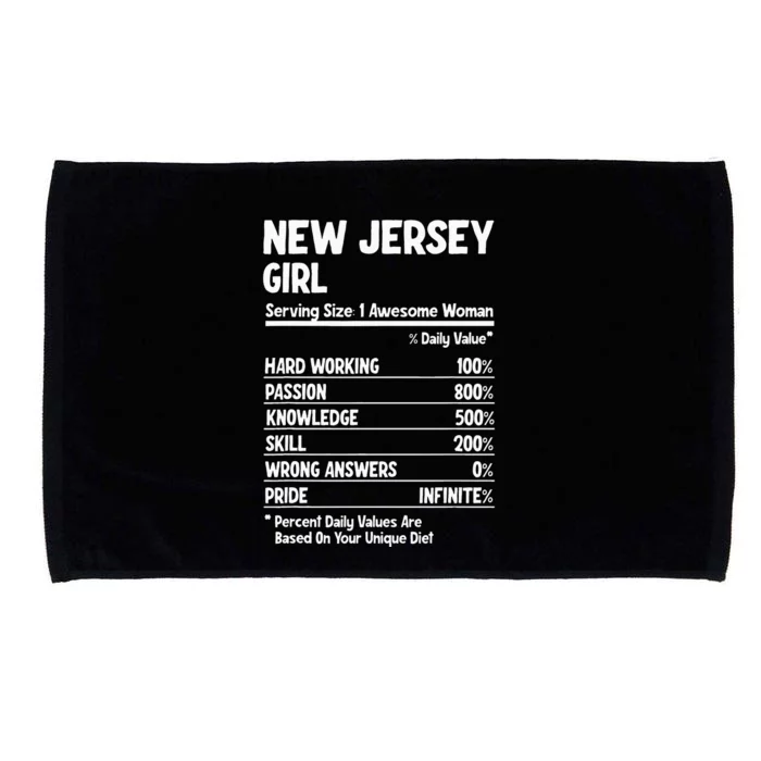 New Jersey Girl Microfiber Hand Towel