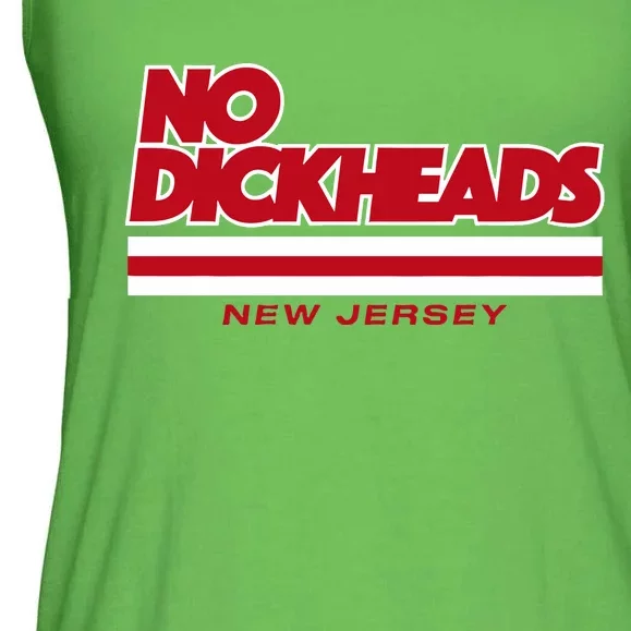 New Jersey Hockey No Dickheads Ladies Essential Flowy Tank