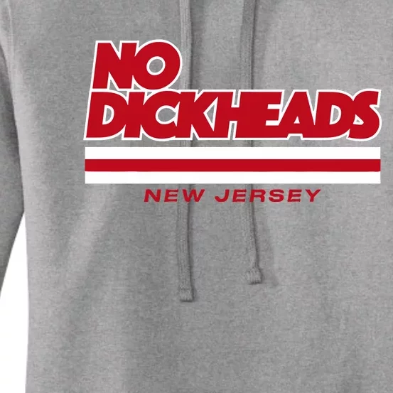 New Jersey Hockey No Dickheads Women's Pullover Hoodie