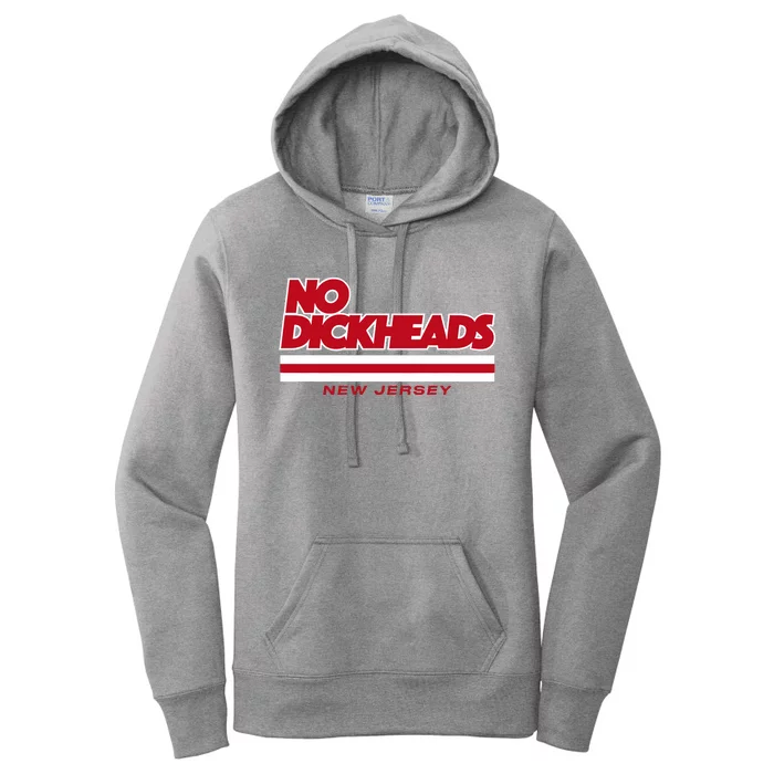 New Jersey Hockey No Dickheads Women's Pullover Hoodie