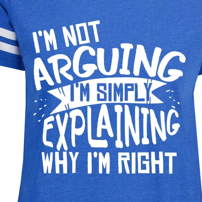 Novelty Joke Hoodie | Im Not Arguing Im Explaining Hoodie Enza Ladies Jersey Football T-Shirt