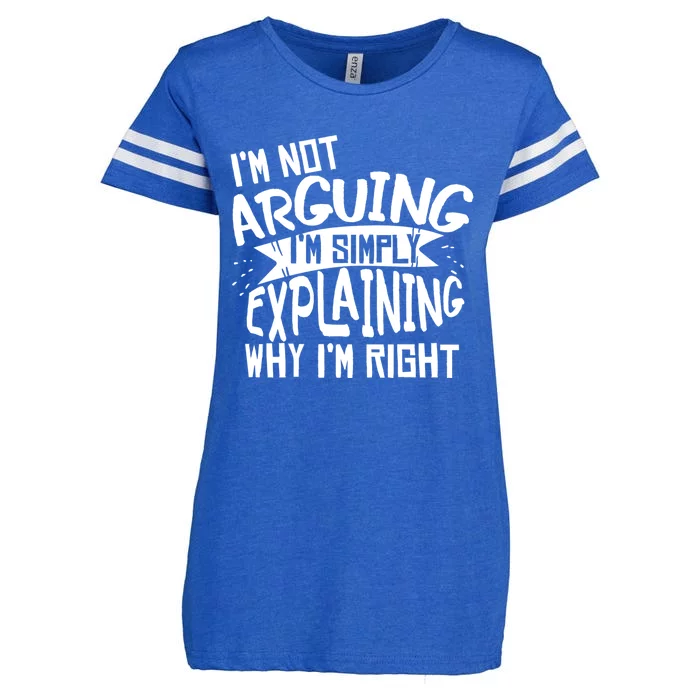 Novelty Joke Hoodie | Im Not Arguing Im Explaining Hoodie Enza Ladies Jersey Football T-Shirt