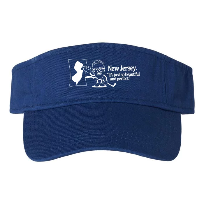 New Jersey ItS Just So Beautiful And Perfect Valucap Bio-Washed Visor