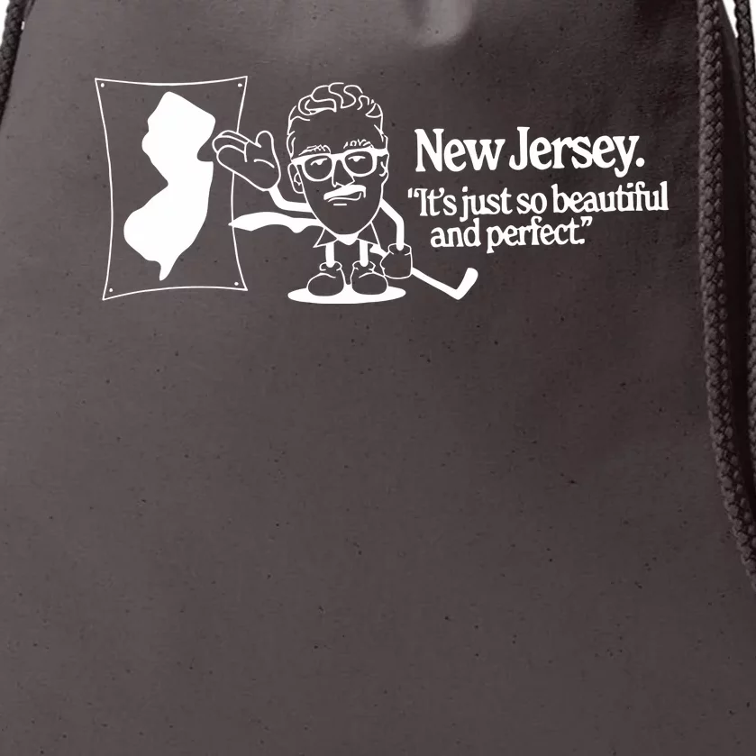 New Jersey ItS Just So Beautiful And Perfect Drawstring Bag