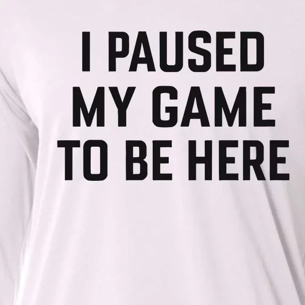 Nikola Jokić I Paused My Game To Be Here Cooling Performance Long Sleeve Crew