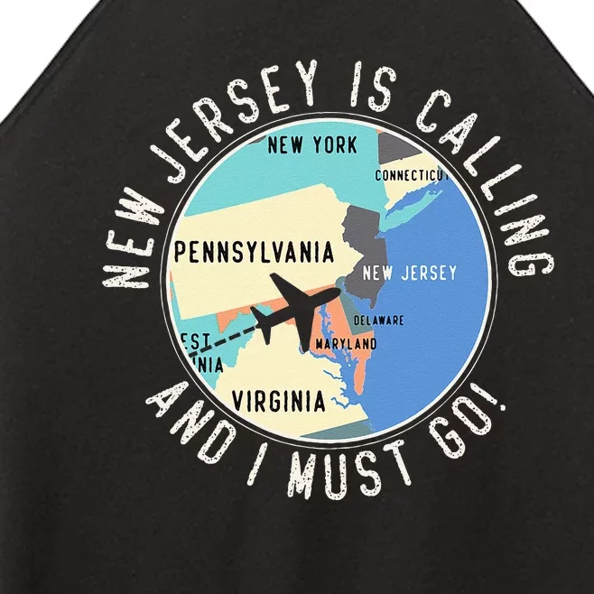 New Jersey Is Calling And I Must Go New Jersey State Women’s Perfect Tri Rocker Tank