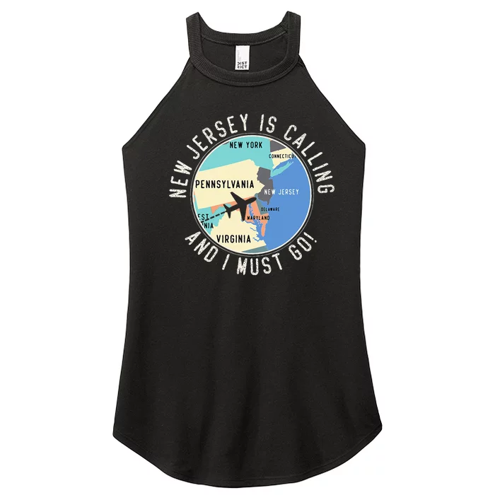 New Jersey Is Calling And I Must Go New Jersey State Women’s Perfect Tri Rocker Tank