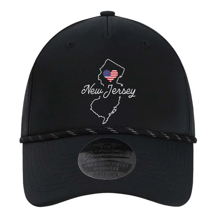 New Jersey Lover Love Nj State Flag New Jersey Performance The Dyno Cap