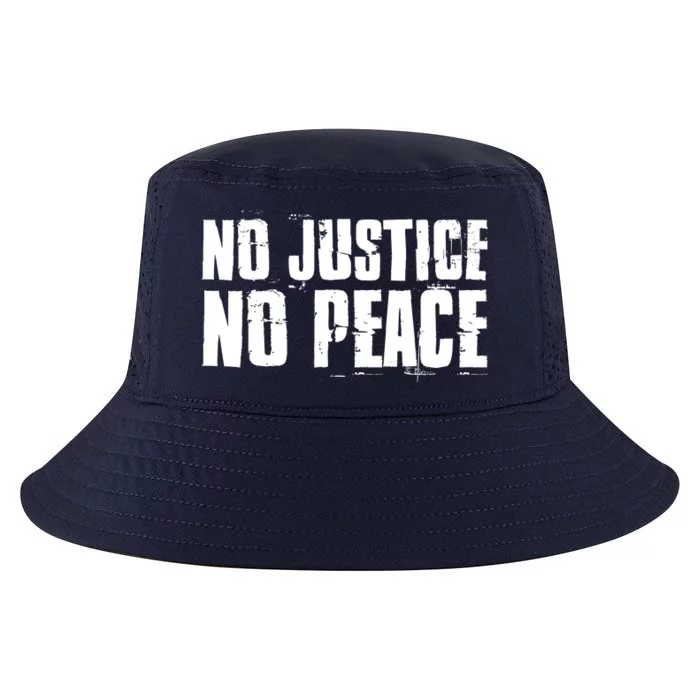 No Justice No Peace Black Lives Matter Pride Protest Gift Cool Comfort Performance Bucket Hat