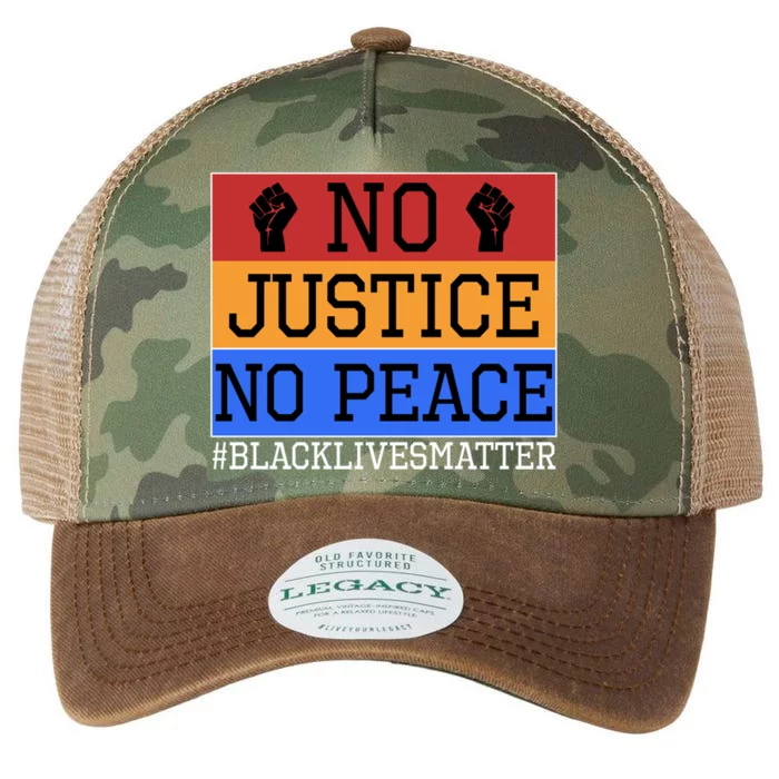 No Justice No Peace Blm Gift Legacy Tie Dye Trucker Hat