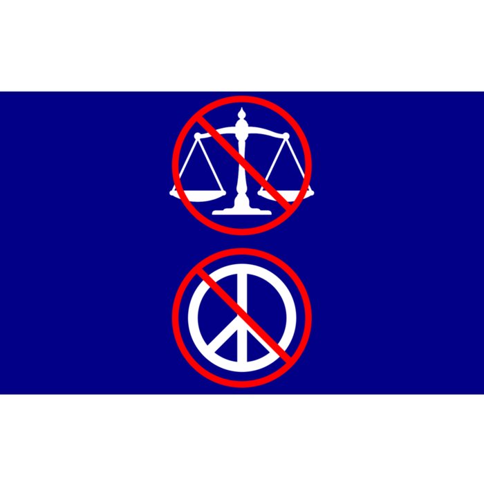 No Justice No Peace Symbols Black Lives Matter Protest Funny Gift Bumper Sticker