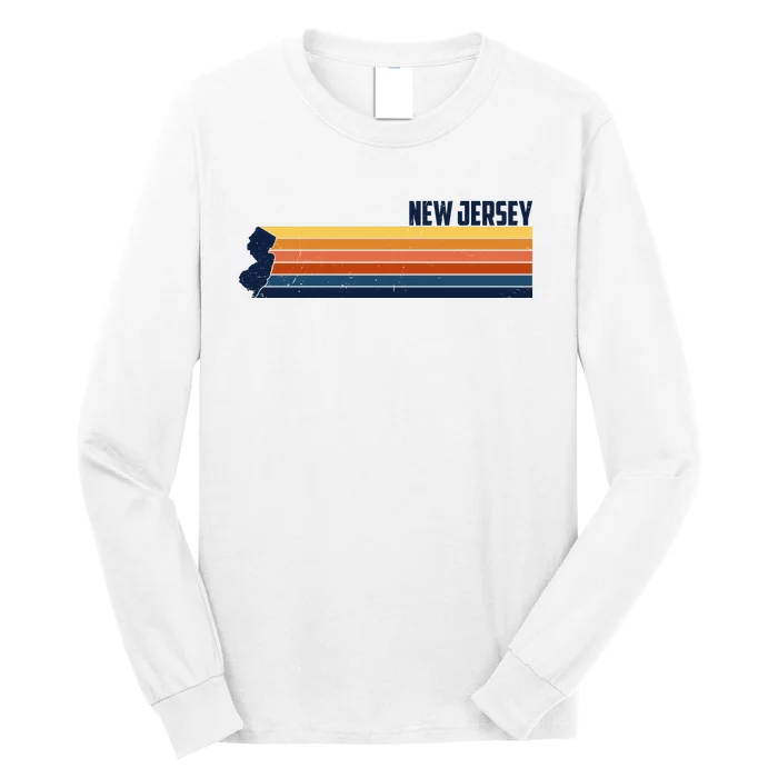 Retro Vintage New Jersey Long Sleeve Shirt