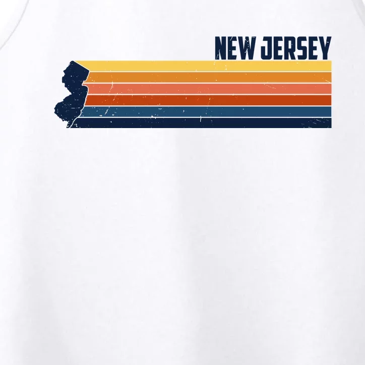 Retro Vintage New Jersey Performance Tank