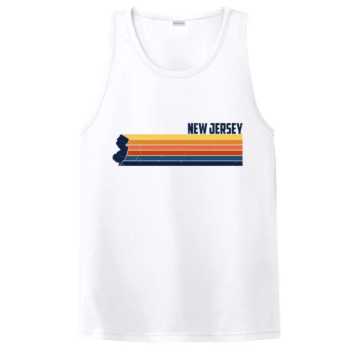 Retro Vintage New Jersey Performance Tank