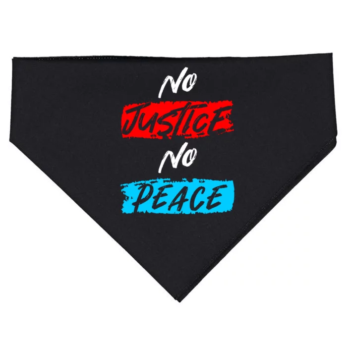 No Justice No Peace USA-Made Doggie Bandana