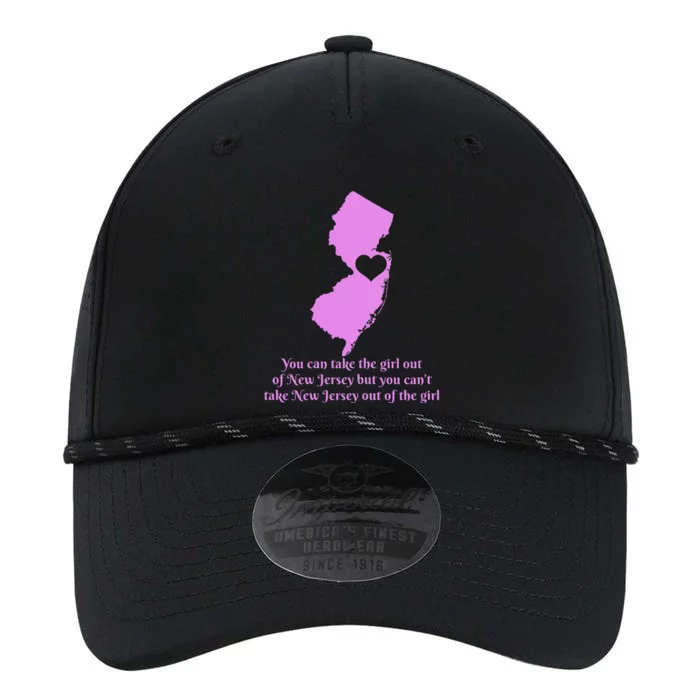 New Jersey Nj Girl State Map Heart Pride Funny Cute Performance The Dyno Cap