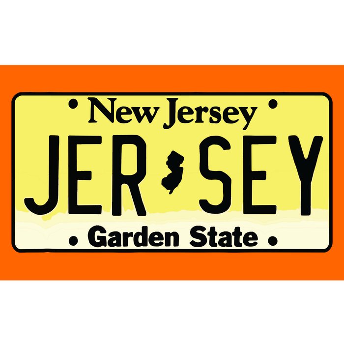 New Jersey Nj License Plate Classic Bumper Sticker