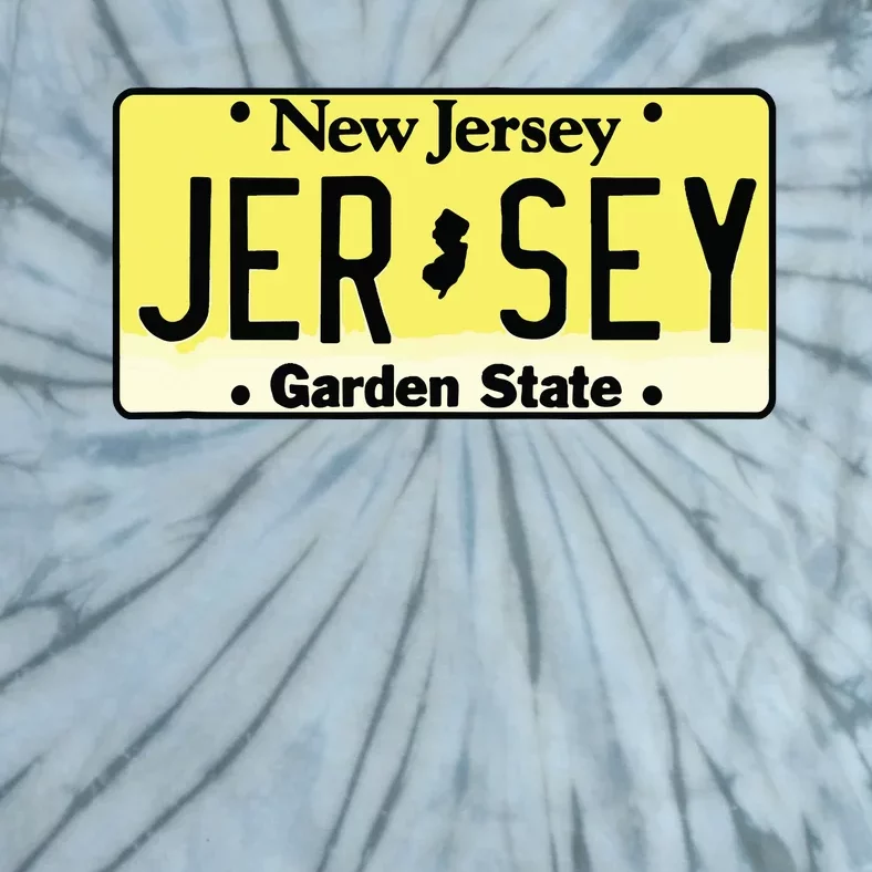 New Jersey Nj License Plate Classic Tie-Dye T-Shirt