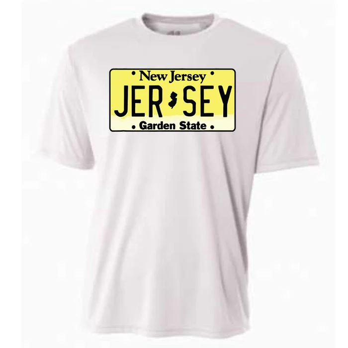 New Jersey Nj License Plate Classic Cooling Performance Crew T-Shirt