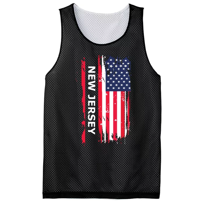 New Jersey Nj State Mesh Reversible Basketball Jersey Tank