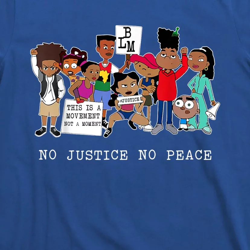 No Justice No Peace Black Lives Matter Gift T-Shirt