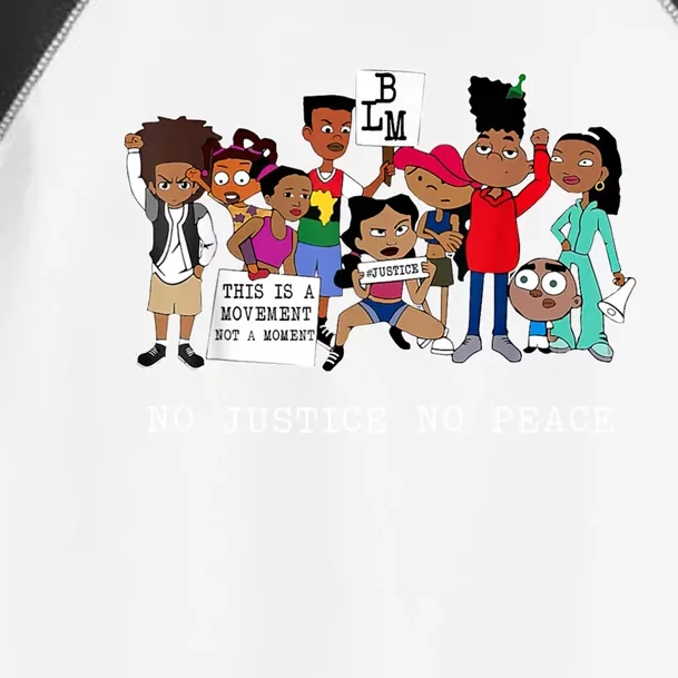 No Justice No Peace Black Lives Matter Gift Toddler Fine Jersey T-Shirt