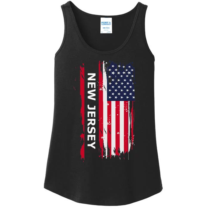 New Jersey Nj State Ladies Essential Tank