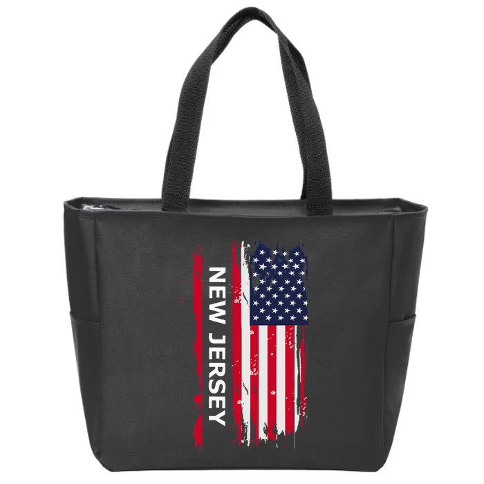 New Jersey Nj State Zip Tote Bag