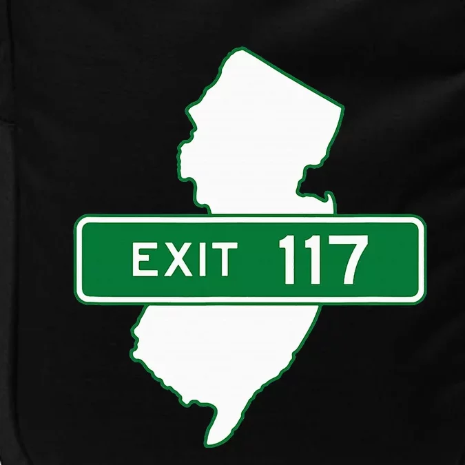 New Jersey Nj Gsp Garden State Parkway Exit Sign 117 Impact Tech Backpack