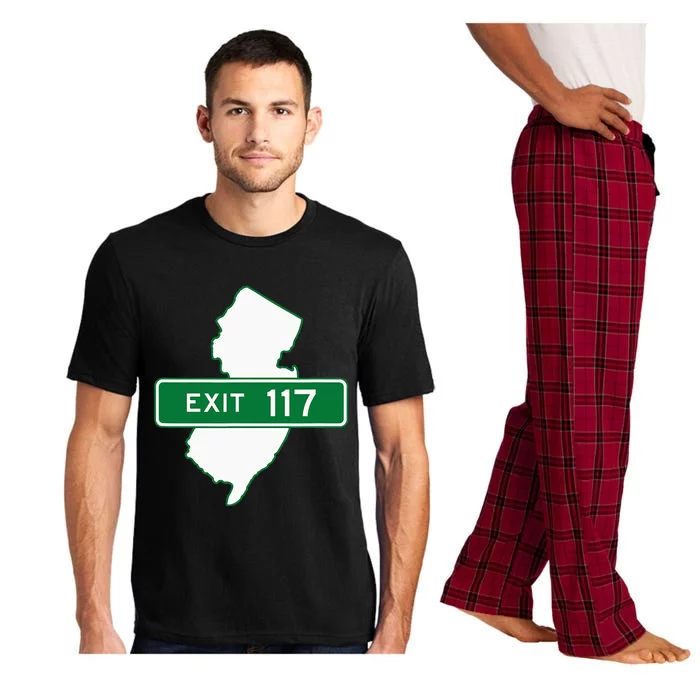 New Jersey Nj Gsp Garden State Parkway Exit Sign 117 Pajama Set