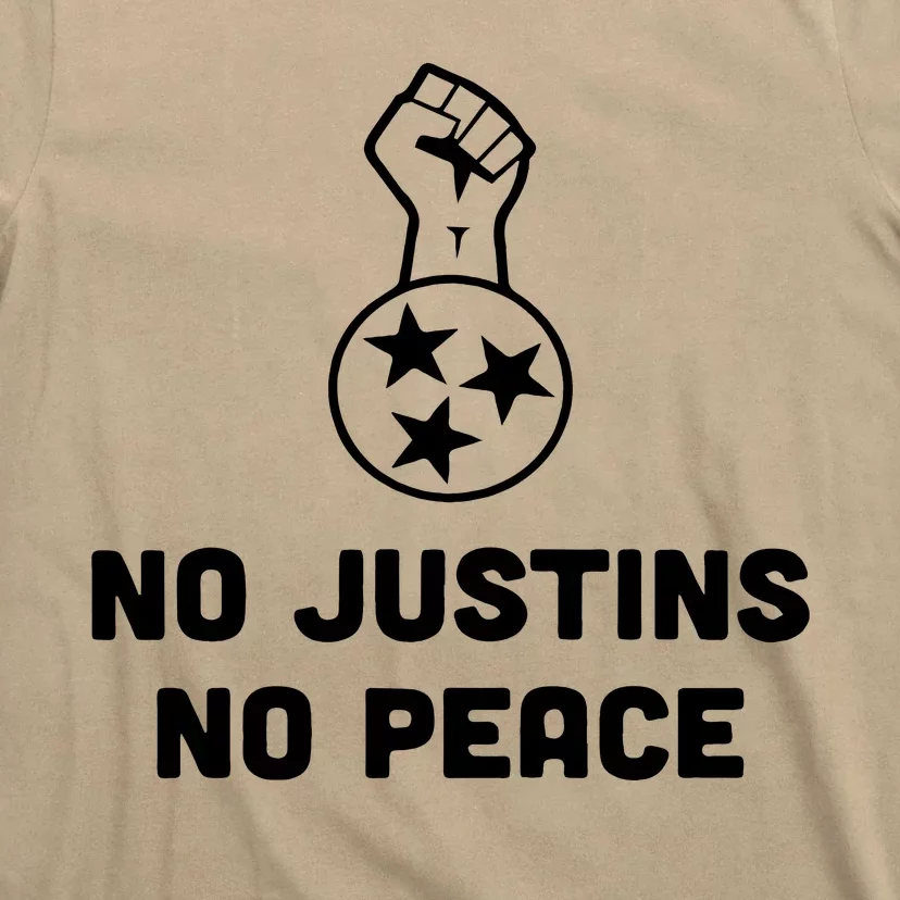 No Justins No Peace Tennessee Three T-Shirt